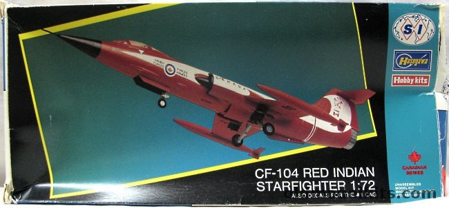 Hasegawa 1/72 CF-104 Red Indian Starfighter, NTL-H03 plastic model kit